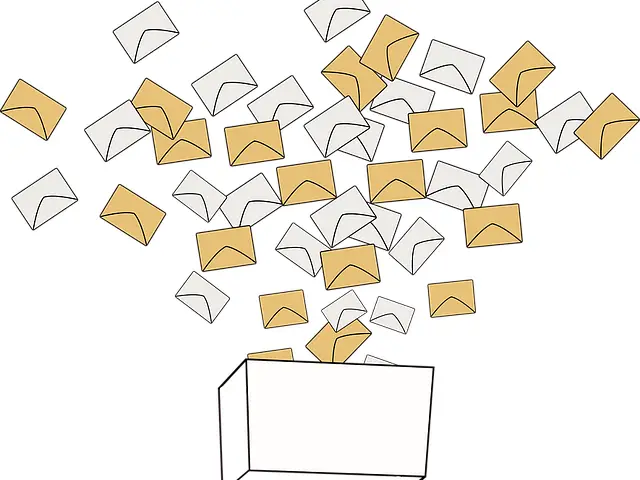 Ilustrație: buletine de vot care cad într-o urnă